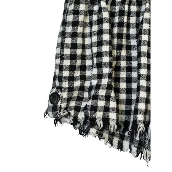 Rewash black white checks pull on shorts size Medium - Picture 6 of 13